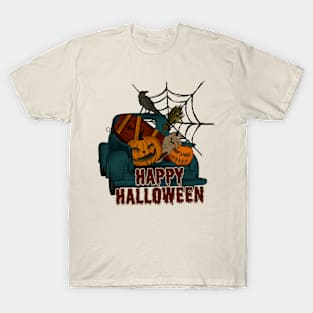 scary sofa pumpkin| #halloween T-Shirt